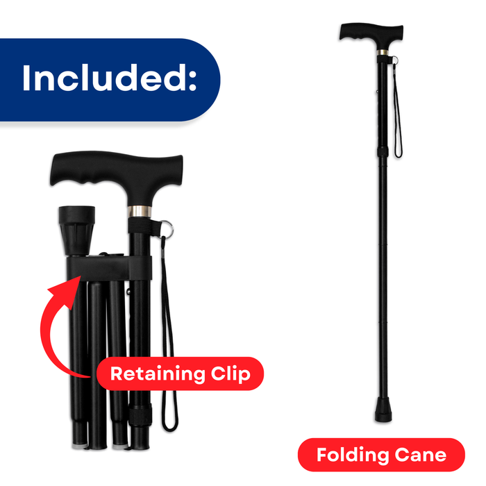 RMS - Folding Cane (Black)