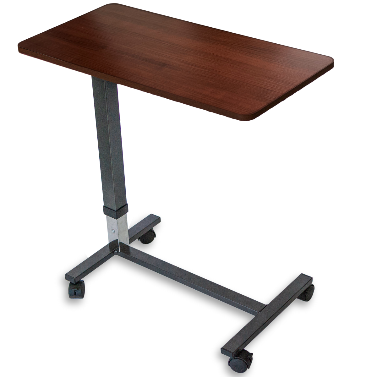 Laptop Desk Overbed Table, Height Adjustable Hospital Table With