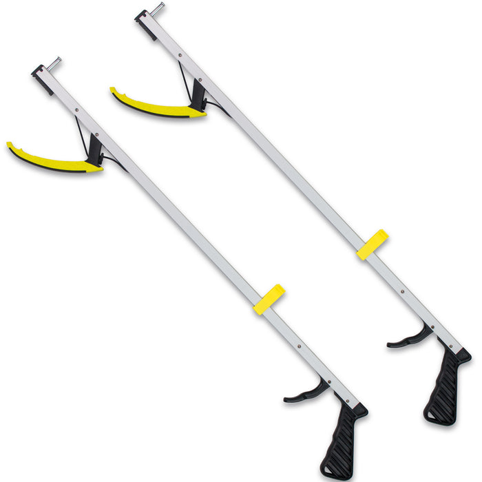 Grabber Reacher Tool New Version Long 26” Steel Foldable with Magnetic Tip  – LuxetProducts